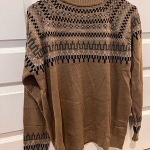 Vintage Nordic Knit Sweater